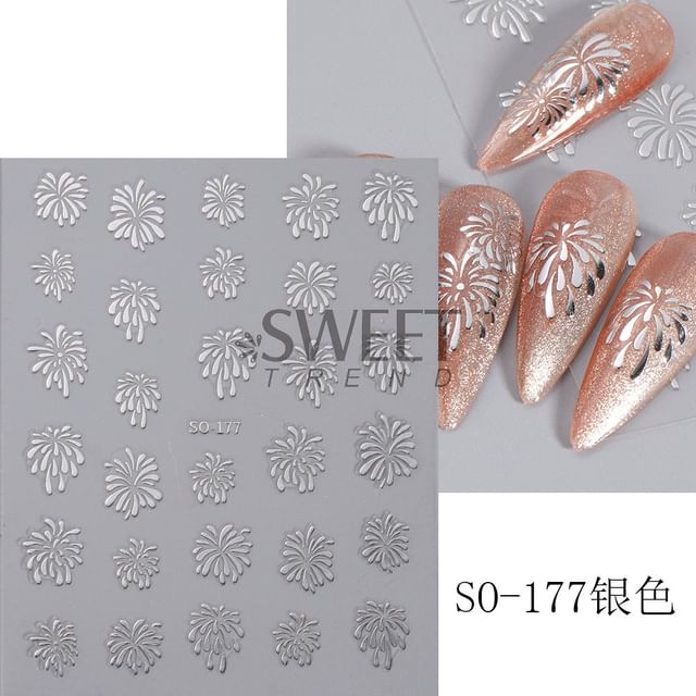 Firework Nail Art Sticker