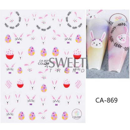 Cartoon Nail Art Sticker