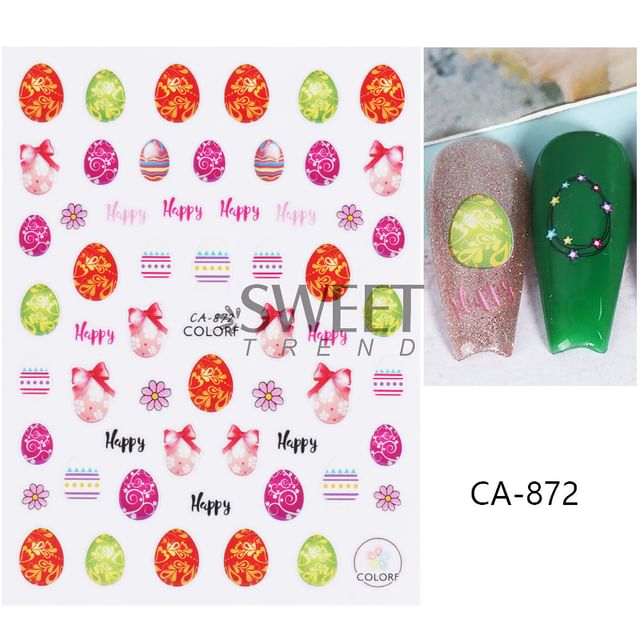 Cartoon Nail Art Sticker