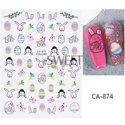 Cartoon Nail Art Sticker