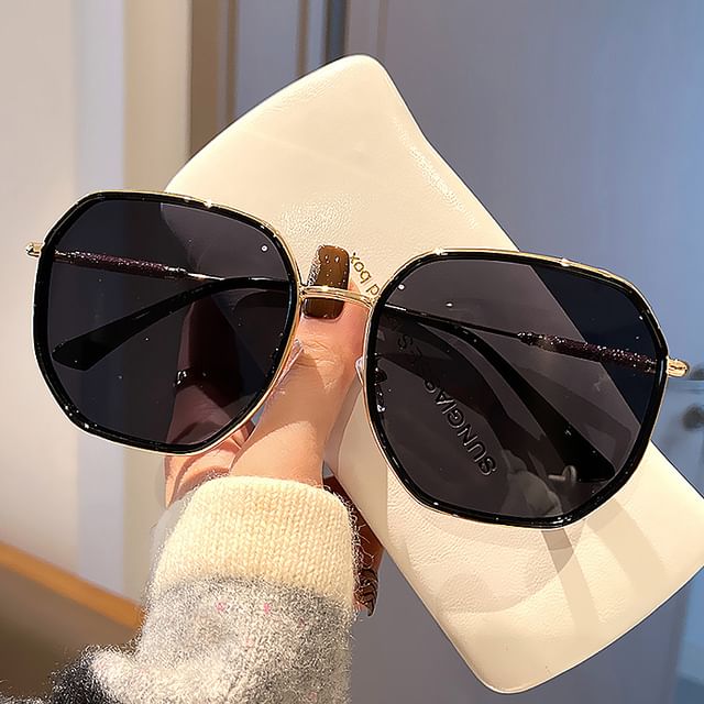 Frame Sunglasses Oversized Geometric