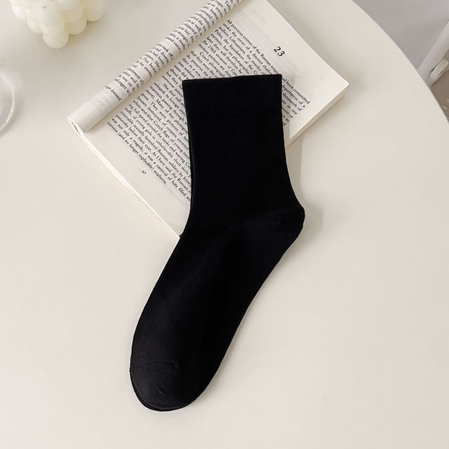 Plain Short Socks