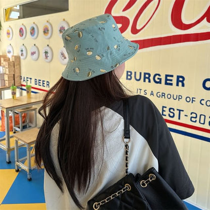 Durian Bucket Print Hat