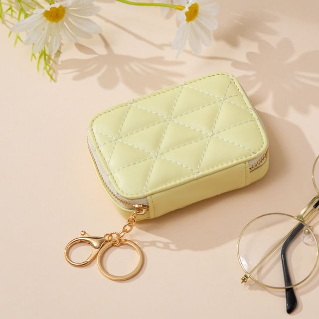 Quilted Makeup Pouch Mini