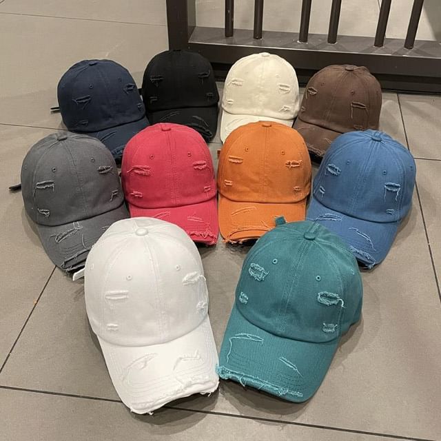 Plain Cap Distressed
