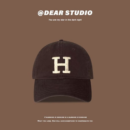 Lettering Cap Embroidered