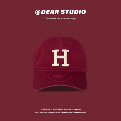 Lettering Cap Embroidered