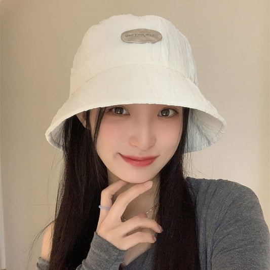 Bucket Hat Textured Applique