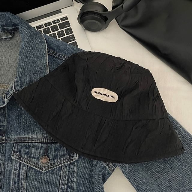 Bucket Hat Textured Applique