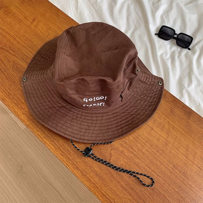 Embroidered Boonie Lettering Hat