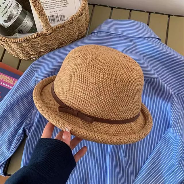 Straw Hat Fedora