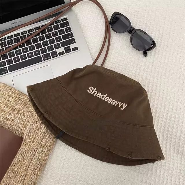 Lettering Hat Bucket