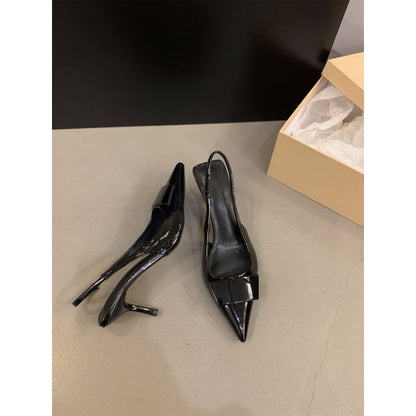 Pointed Toe Stiletto Slingback Heel Sandals