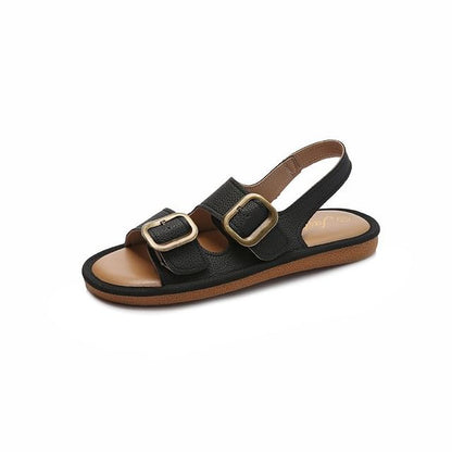 Buckled Flat Sandals