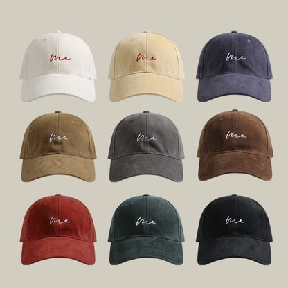 Baseball Cap Lettering Embroidered