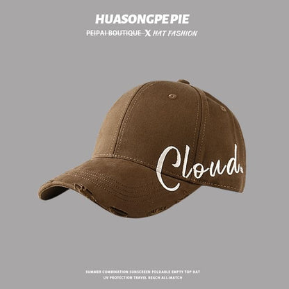 Print Baseball Lettering Cap