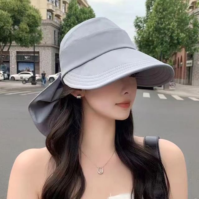 Plain Hat Open Top Sun