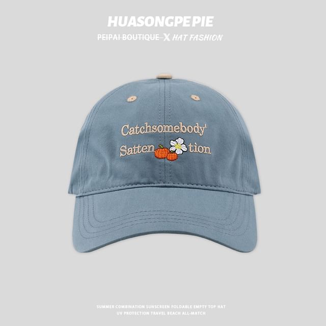 Baseball Lettering Cap Embroidered