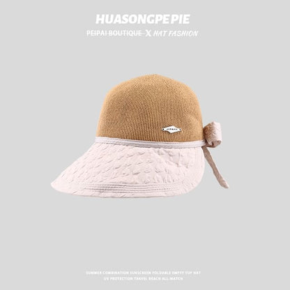 Textured Sun Panel Hat Woven