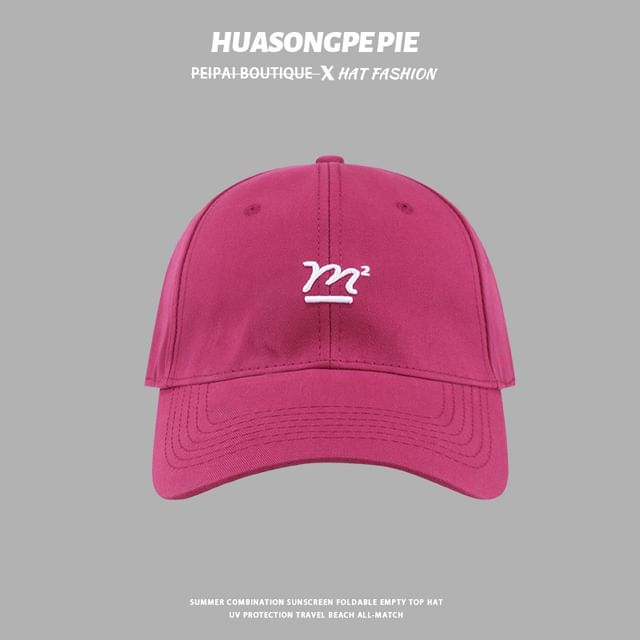 Cap Baseball Lettering Embroidered