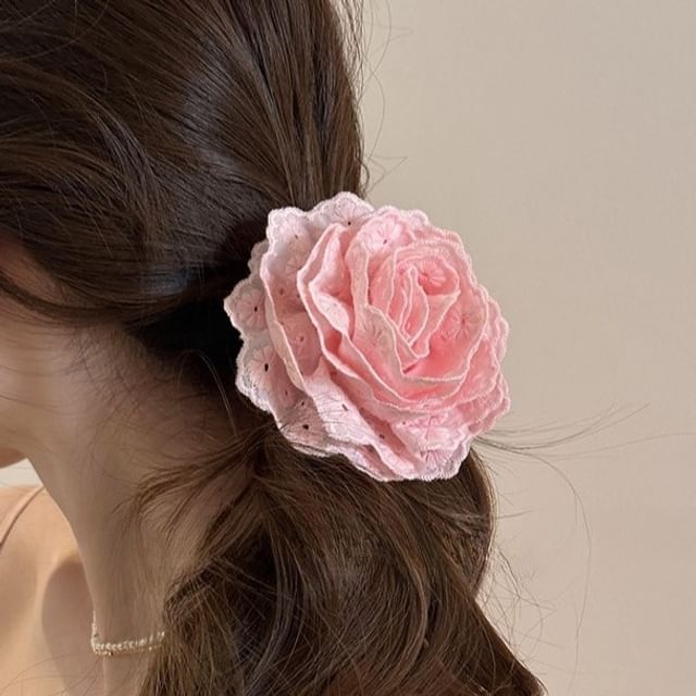 Floral Lace Hair Clamp