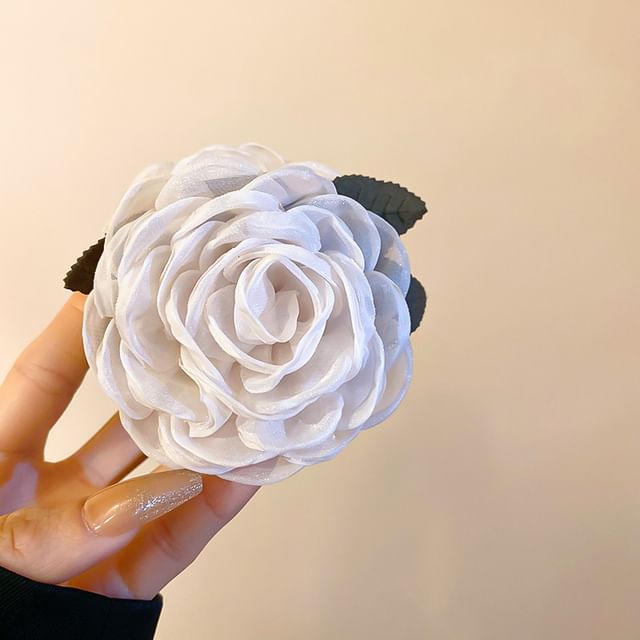 Hair Floral Claw Mesh