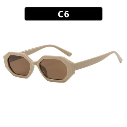 Geometric Frame Sunglasses