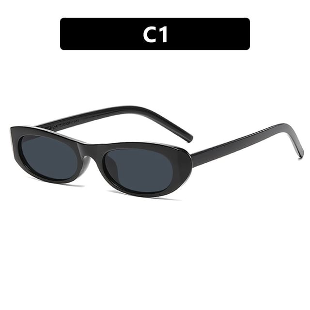 Oval Frame Sunglasses