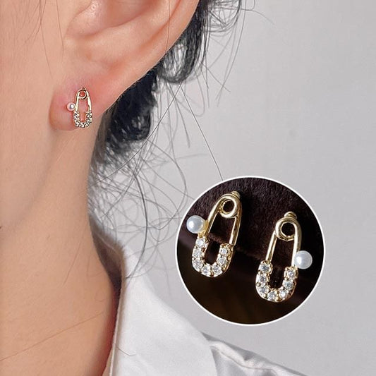 Cuff Rhinestone Earring