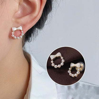 Cuff Earring Pearl Faux