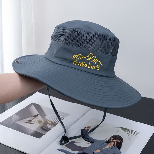Embroidered Hiking Cap