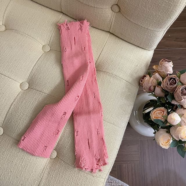 Jambières unies et vieillies