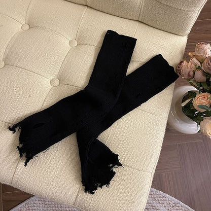 Jambières unies et vieillies