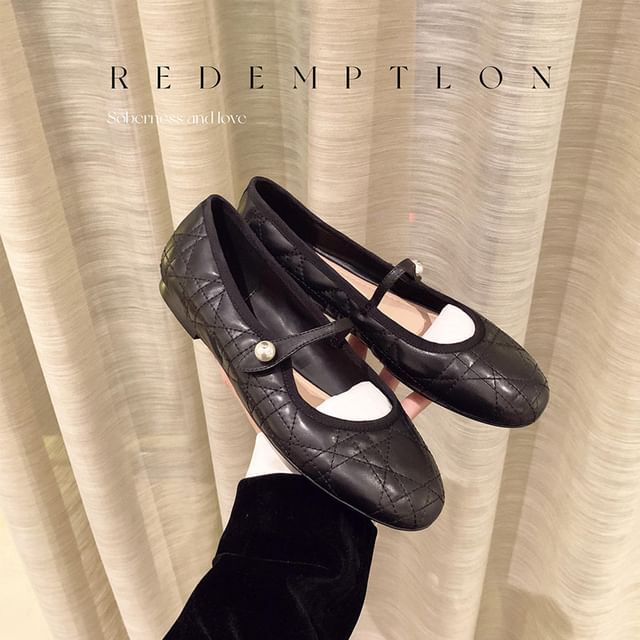 Quilted Mary Flats Jane