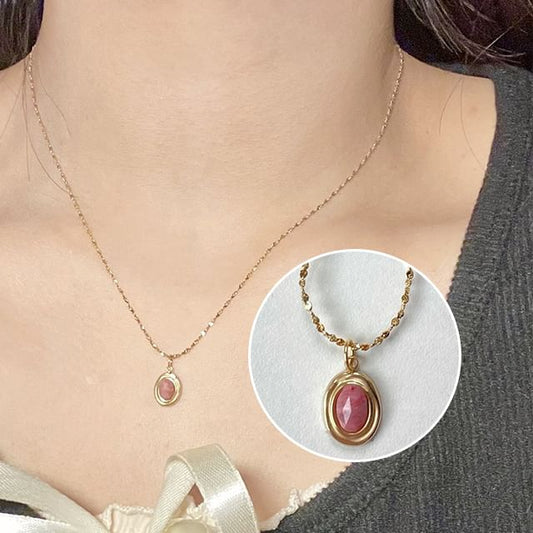 Pendant Alloy Oval Choker