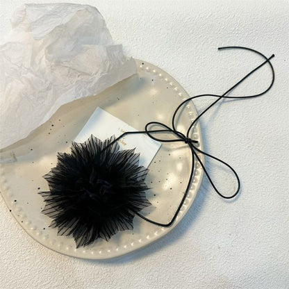 Choker Floral String Fabric