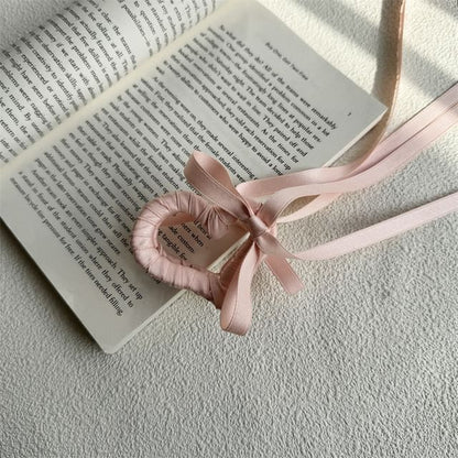 Ribbon Clamp Hair Heart