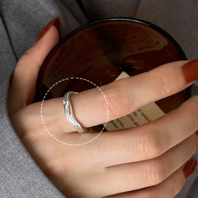 Irregular Alloy Open Ring