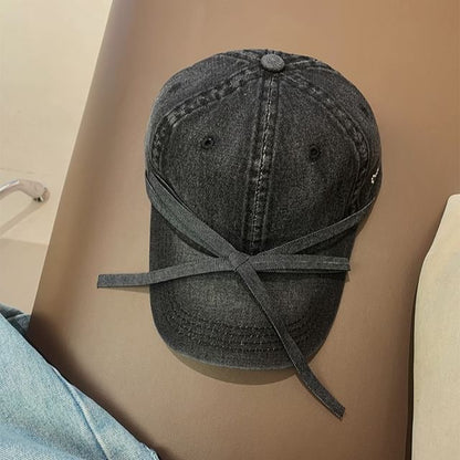 Baseball Bow Cap Denim