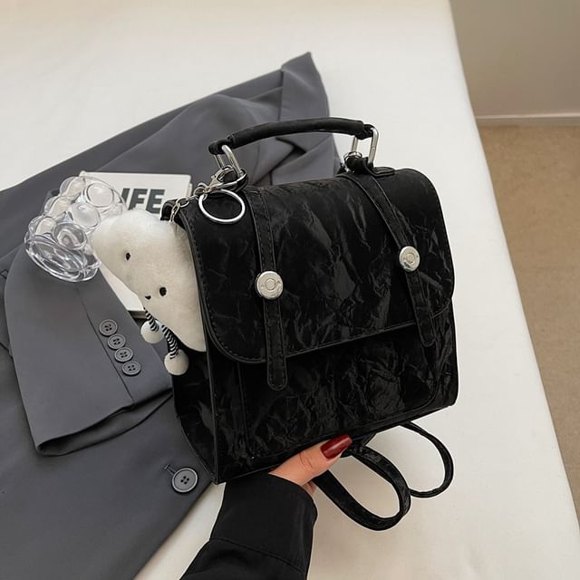 Charm Patterned Backpack Bag Set /