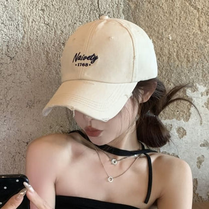 Baseball Cap Embroidered Lettering