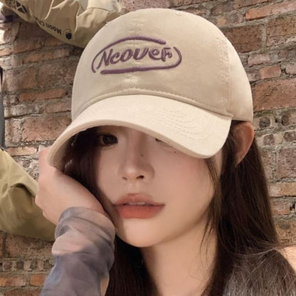 Baseball Lettering Embroidered Cap