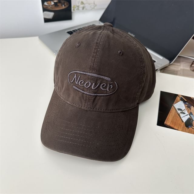 Baseball Lettering Embroidered Cap