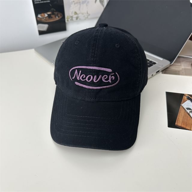 Baseball Lettering Embroidered Cap