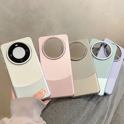 Case Phone Faux Leather Color Panel