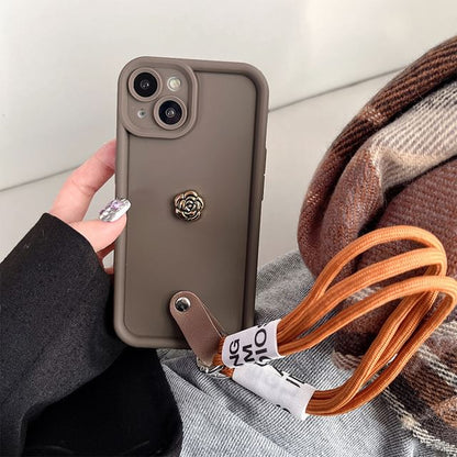 Phone Lettering Strap Case