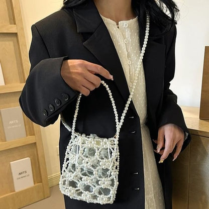 Crossbody Bag (Various Faux Pearl Designs)