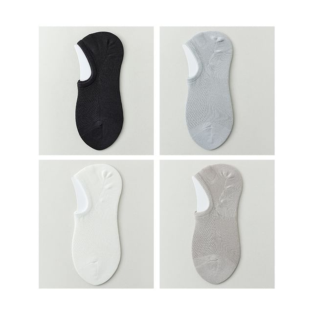 Plain No Show Socks Set