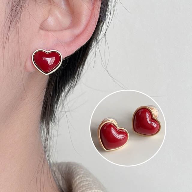Ear Heart Alloy Cuff