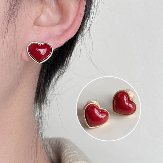 Ear Heart Alloy Cuff